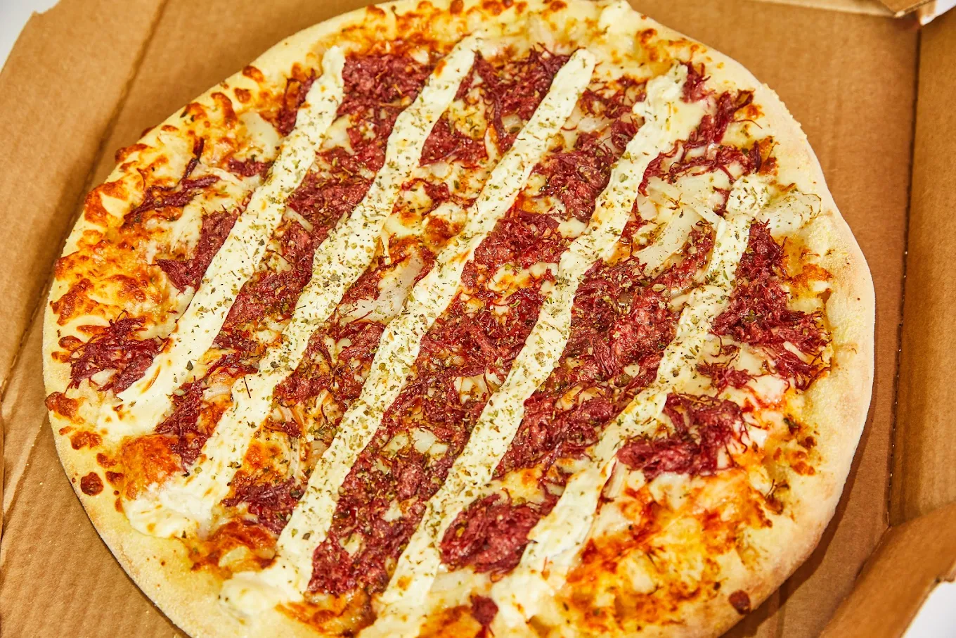Foto de pizza avaliada por cliente